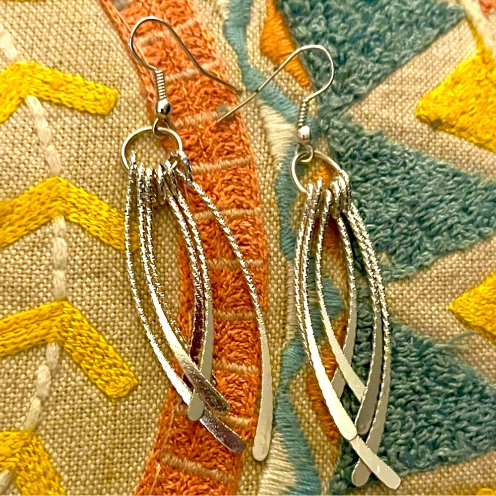 Unique silver earrings